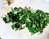 鰹節たっぷり健康的なモロヘイヤのお味噌汁作り方2写真