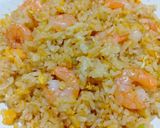 海老チャーハン(卵、ネギを入れて)作り方9写真