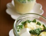 豚バラ・コーン・ねぎの茶碗蒸し♪作り方8写真