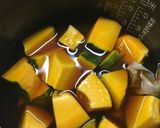 かぼちゃの煮物　炊飯器　作り方2写真
