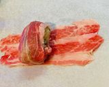 残った炊込みご飯で肉巻きおにぎり作り方2写真