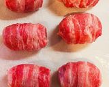 残った炊込みご飯で肉巻きおにぎり作り方3写真
