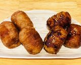 残った炊込みご飯で肉巻きおにぎり作り方6写真