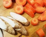 ＊揚げボールと鶏つくねの可愛い煮物＊作り方2写真