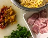 バジル香る具材はピザの主食パウンドケーキ作り方1写真