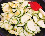 たっぷりズッキーニのペペロンチーノ作り方10写真