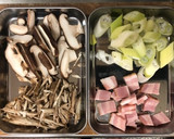 ゴボウときのこの和風パスタ作り方1写真