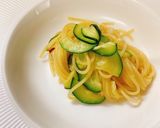 たっぷりズッキーニのペペロンチーノ作り方16写真