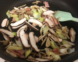 ゴボウときのこの和風パスタ作り方3写真