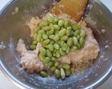 枝豆入り♪ふんわり鶏つくね☆作り方3写真