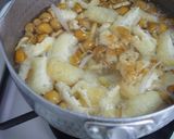 なめこともやしの味噌汁♪作り方3写真