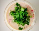 簡単めんつゆチリソース冷製豆乳スープ作り方6写真