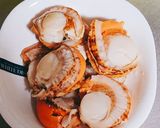 ホタテとアスパラのバター醤油炒め☆作り方1写真
