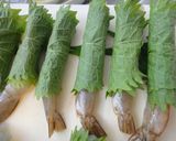 海老と大葉のパリパリ揚げ餃子作り方1写真