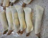 海老と大葉のパリパリ揚げ餃子作り方2写真
