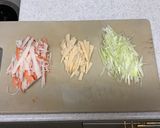 かに玉(蟹かま..1本もの..使用です)作り方1写真