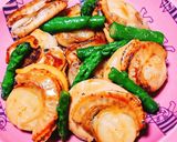 ホタテとアスパラのバター醤油炒め☆作り方6写真