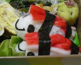 カニでエビ！？★キャラ弁にぎり★作り方4写真