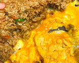 カレー炒飯が食べたいから、ルー残しました作り方5写真