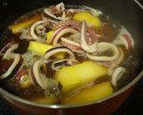 ♪イカとサツマイモの煮物♪作り方5写真