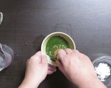 4分で簡単！抹茶ラテ作り方1写真