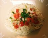 そうめんアレンジ　爽やかサルサそうめん♪作り方3写真