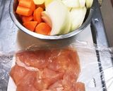 電気圧力鍋で作る鶏じゃがバターのトマト煮作り方1写真