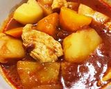 電気圧力鍋で作る鶏じゃがバターのトマト煮作り方5写真