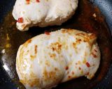 めんつゆスィートチリソース照り焼き作り方5写真