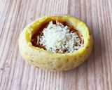 残りのミートソースでベークドポテト作り方4写真