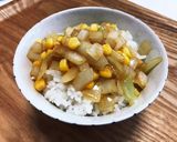 簡単5分！コーンバター醤油玉ねぎ作り方4写真