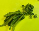 カリカリ梅とカブの葉の焼肉海苔巻き♡作り方6写真