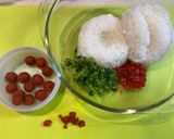 カリカリ梅とカブの葉の焼肉海苔巻き♡作り方7写真
