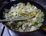 キャベツたっぷり！簡単ミートソースパスタ作り方3写真