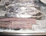 太刀魚のからあげ&骨せんべい作り方1写真