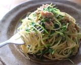 mレンジで♪豆苗とツナのペペロンチーノ作り方4写真
