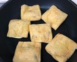 大葉とベーコンチーズの油揚げ焼き作り方4写真