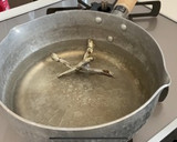 みょうがと油揚げの味噌汁作り方1写真