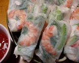 ヘルシー！蒸し鶏とゴーヤの生春巻！作り方8写真