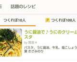 うに醤油で♪うにのクリームパスタ作り方8写真