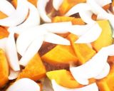 照りっ濃く!!南瓜と新玉ねぎの鶏そぼろ煮作り方5写真