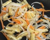乾燥糸こんにゃくのカレー焼きそば風作り方4写真