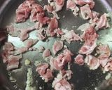 空芯菜と豚肉和風パスタ作り方2写真