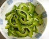 ヘルシー！ゴーヤの温泉卵納豆ソース！作り方2写真