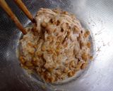 ヘルシー！ゴーヤの温泉卵納豆ソース！作り方3写真