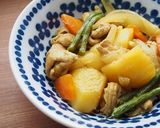 豚こまで♪カレー風味の肉じゃが♪作り方8写真