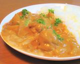 鶏もも肉と玉ねぎの豆乳カレー作り方4写真