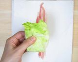 ポン酢で美味しいレタスとパプリカの豚巻き作り方2写真