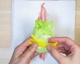 ポン酢で美味しいレタスとパプリカの豚巻き作り方3写真