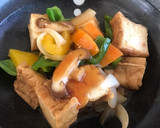 厚揚げの酢豚風炒め作り方5写真